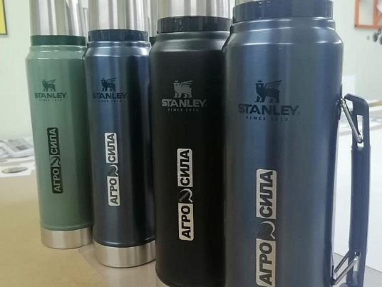 Гравировка на термосе