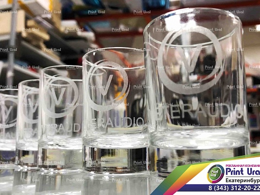 Гравировка на рюмках. Рюмки с гравировкой