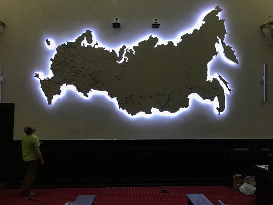 Изготовление объемных световых карт