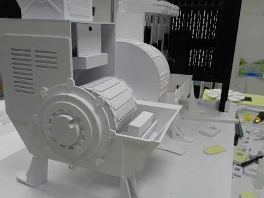 Макет дизельной электростанции