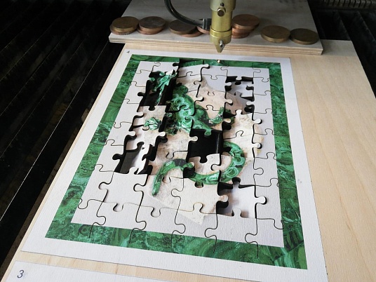 Изготовление пазлов