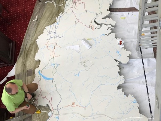 Изготовление объемных световых карт