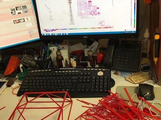 Изготовление макета телевышки.