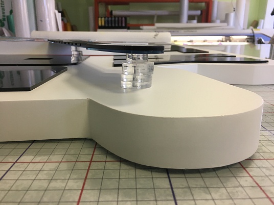 Интерьерная вывеска световая, световое панно с контражуром