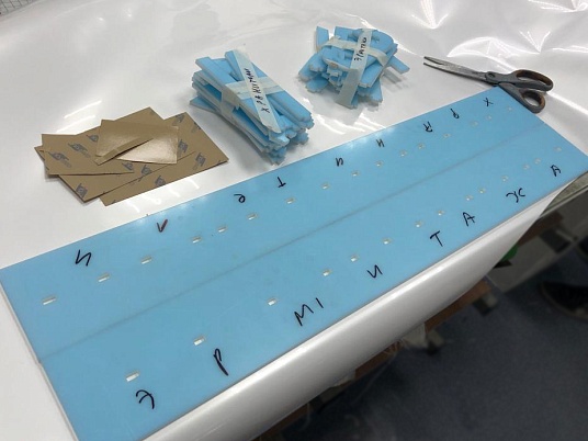 Изготовление букв из акрила